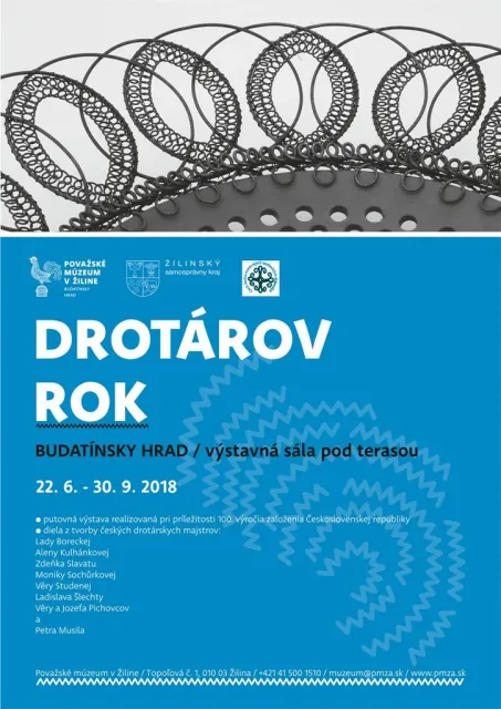 prohlídka výstavy Drotárov rok ve výstavní síni na Budatínském hradě