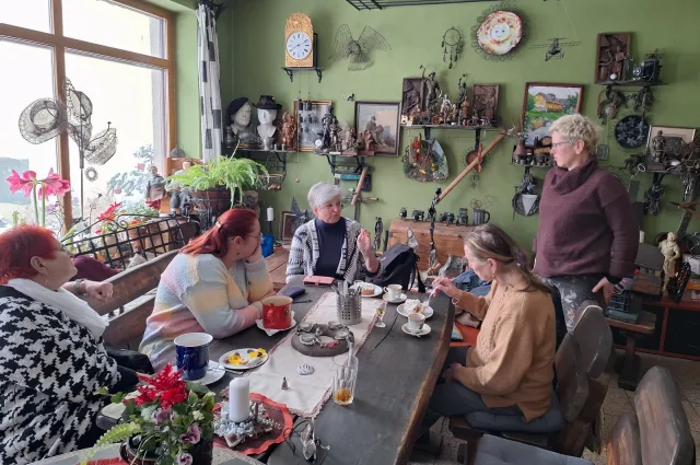 lednové setkání spolku Dráteník v Kytíně