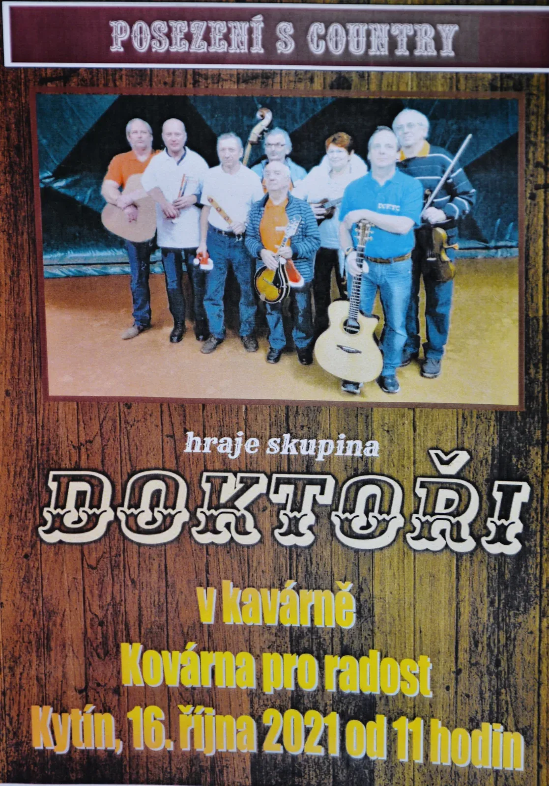 koncert skupiny Doktoři a setkání spolku Dráteník v Kytíně