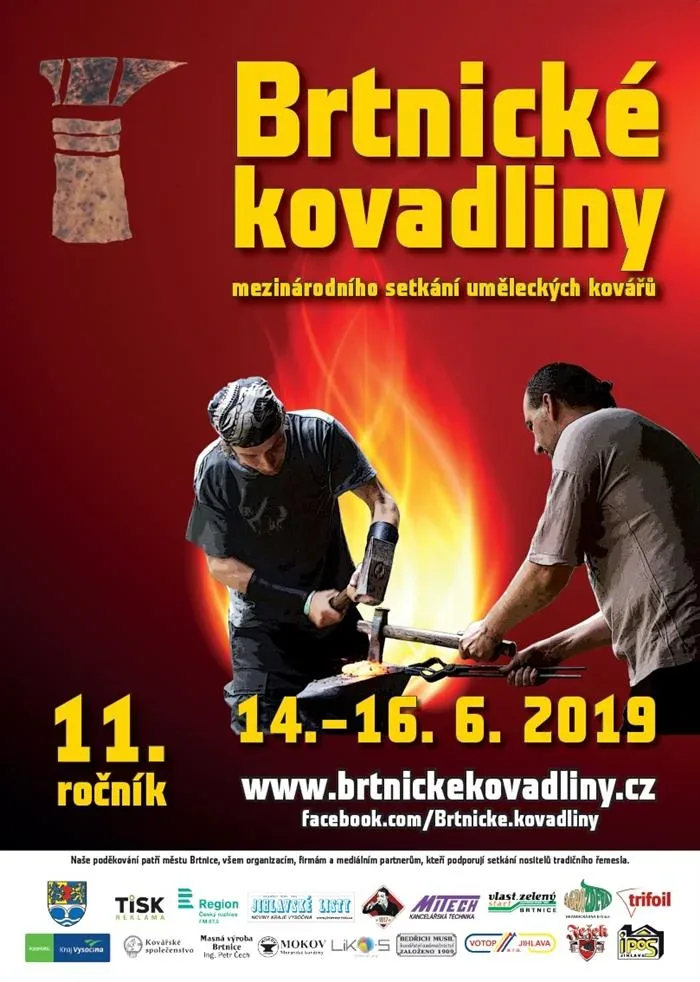 setkání kovářů Brtnické kovadliny 2019